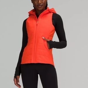NWT Lululemon Another Mile Puffer Vest Autumn Red Size 4